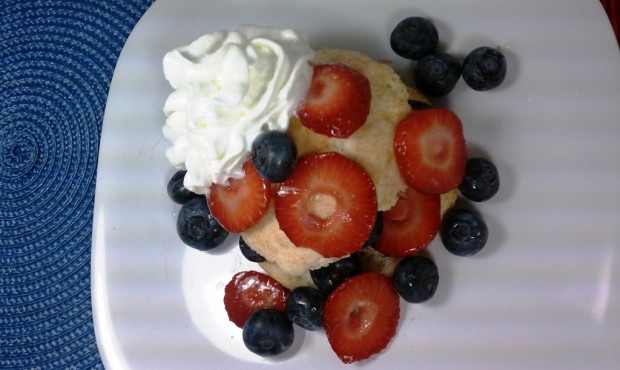 Red, White & Blueberry Shortcake