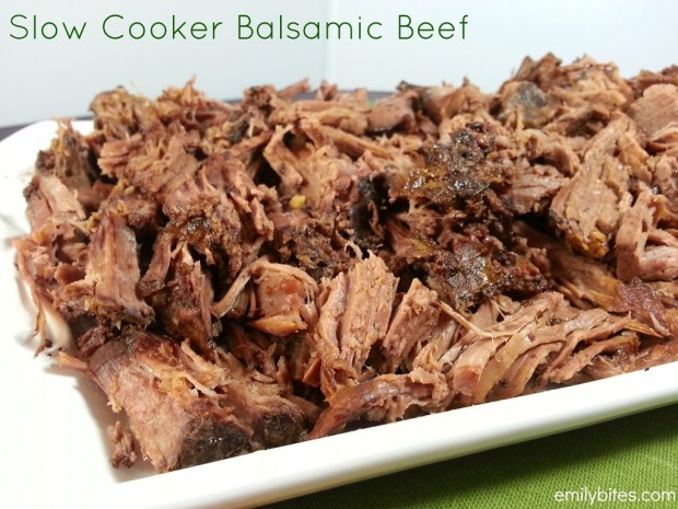 Slow Cooker Balsamic Beef