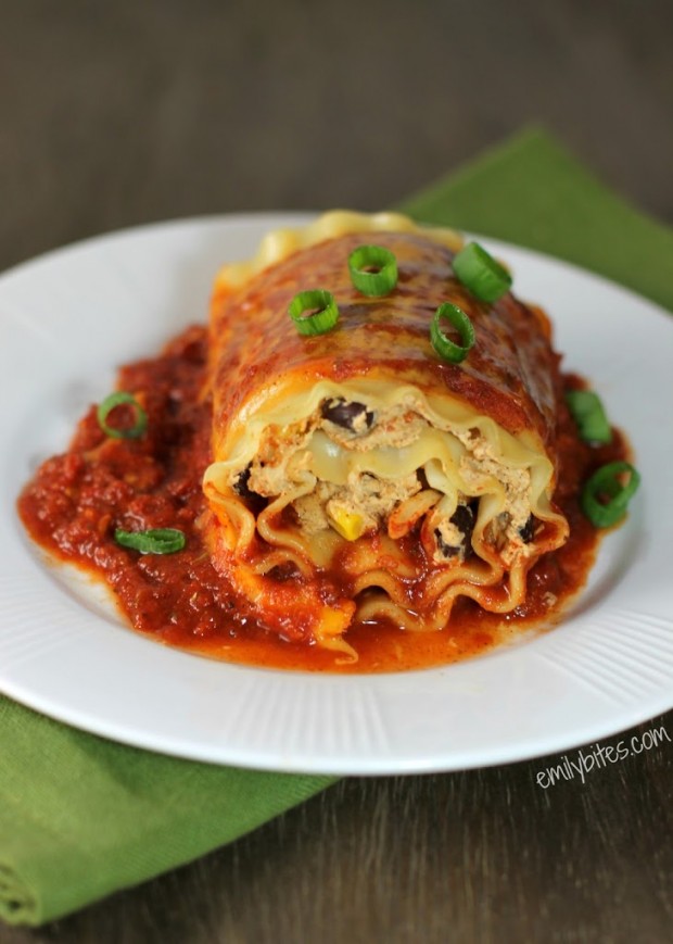 Mexican Lasagna Roll-Ups