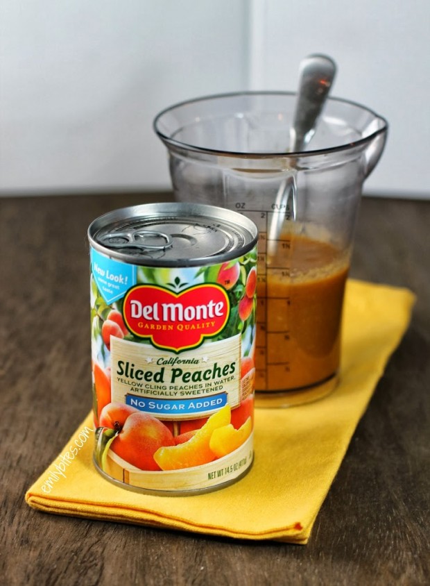 Del Monte Peaches and Ginger Peach Sauce