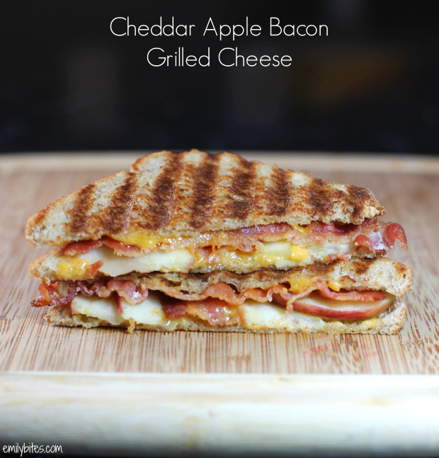Cheddar Apple Bacon Grilled Cheese