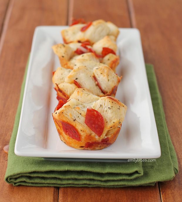 Pepperoni Pull Apart Muffins