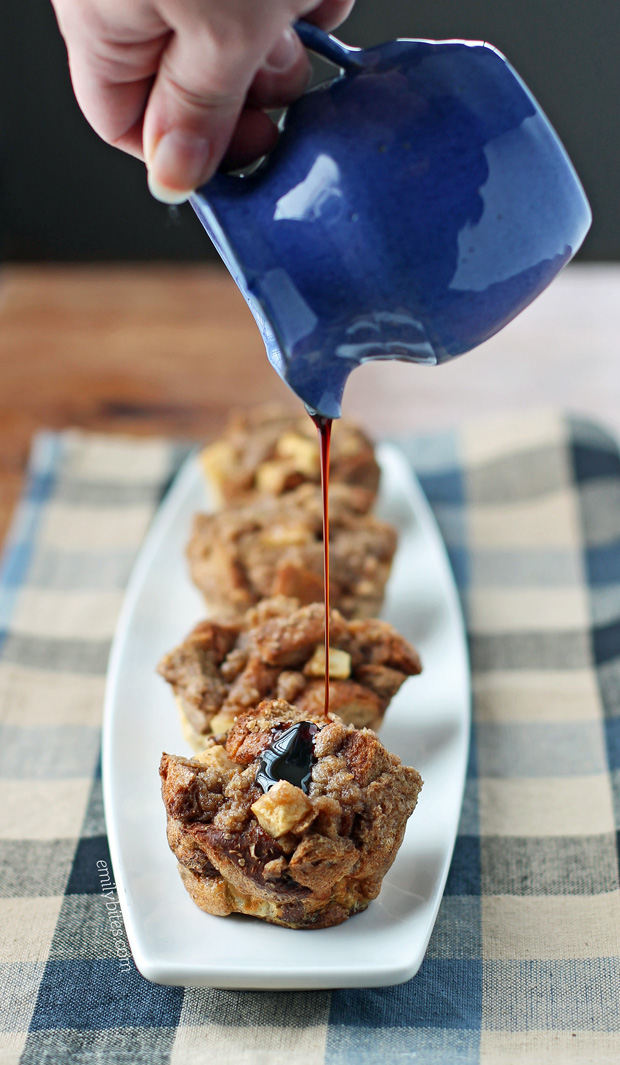 Apple Streusel French Toast Muffins
