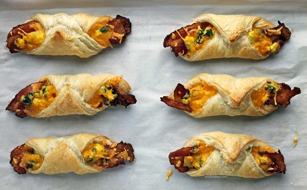 Bacon Egg and Cheese Breakfast Pastries