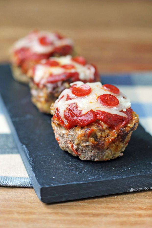 Pizza Meatloaf Muffins
