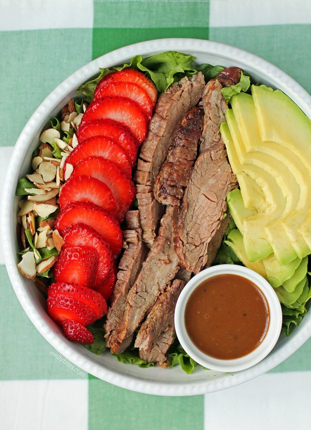 Strawberry Steak Salad