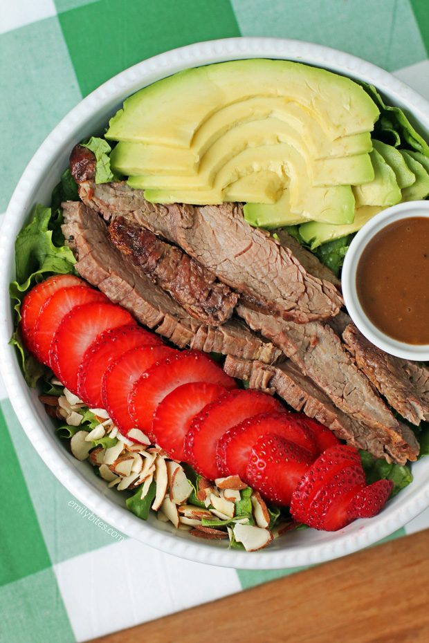 Strawberry Steak Salad