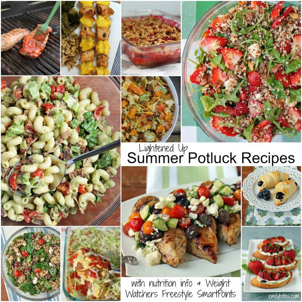 Lightened Up Summer BBQ Potluck Recipe Roundup