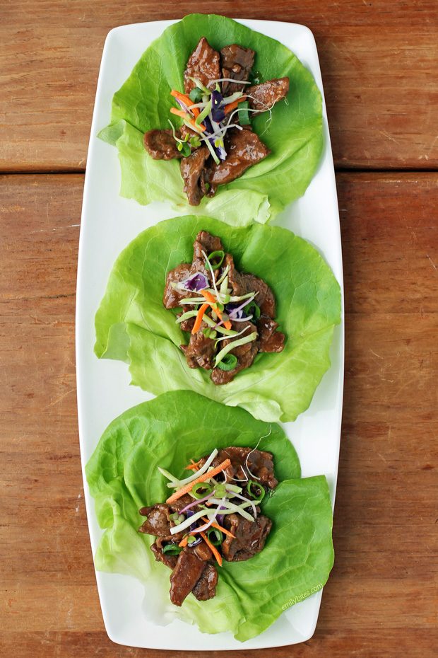 Teriyaki Steak Lettuce Wraps