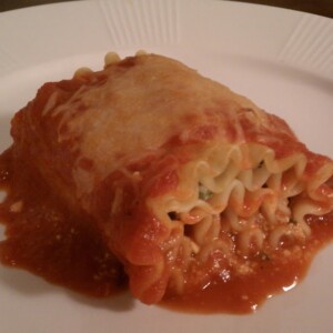 Spinach Lasagna Rolls