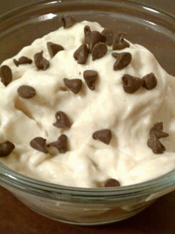 Banana Ice Cream with chocolate chips