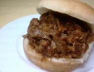 Slow Cooker Barbecue Beef Sandwich