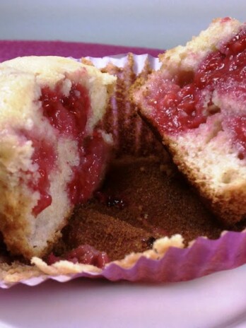 Raspberry Cream Cheese Muffins