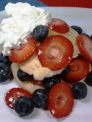 Red, White & Blueberry Shortcake