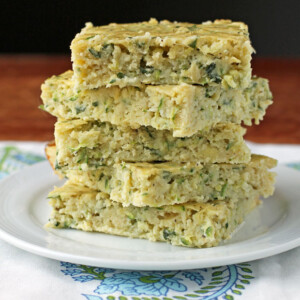Zucchini Squares stacked