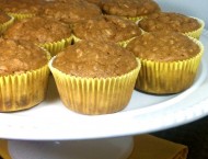 Peanut Butter Banana Oatmeal Muffins