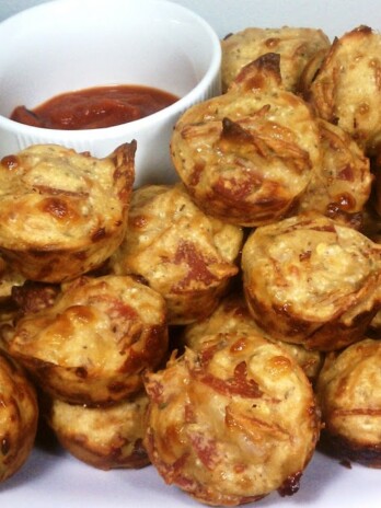 Pepperoni Pizza Mini Puffs