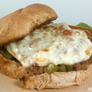 Philly Cheesesteak Sloppy Joes