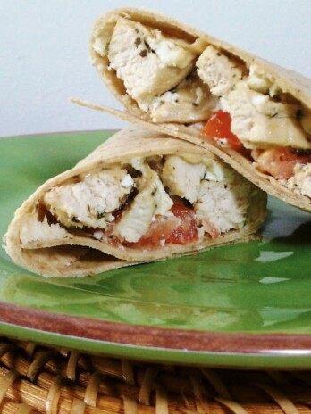 Mediterranean Chicken Wraps