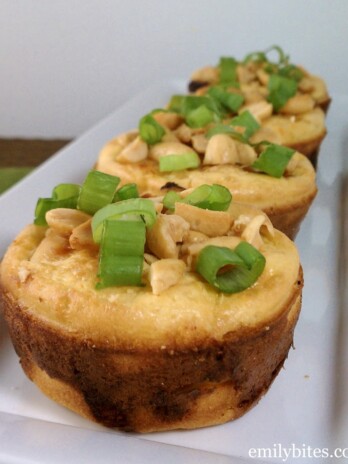 Thai Chicken Biscuit Cups