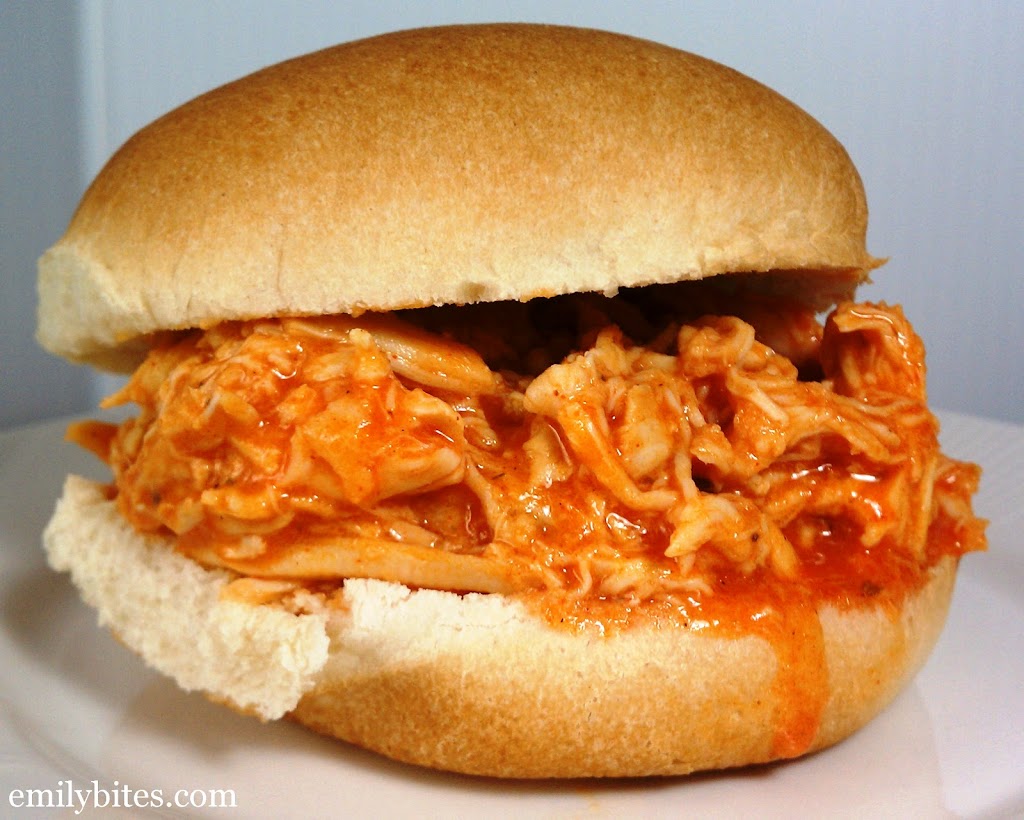 Slow Cooker Buffalo Chicken - Emily Bites