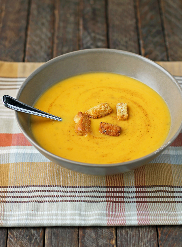 Butternut Squash Soup - Emily Bites