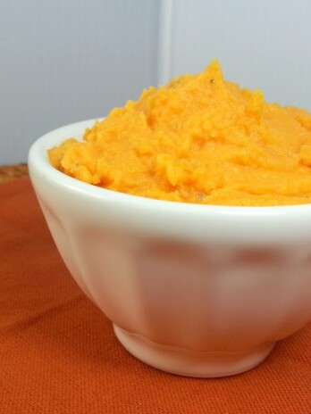 Goat Cheese Mashed Sweet Potatoes