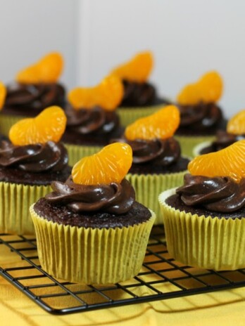 Dark Chocolate Orange Cupcakes