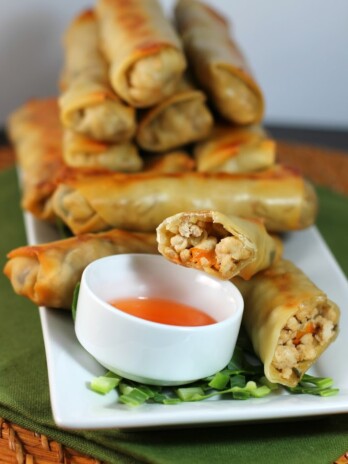 Baked Chicken Egg Rolls