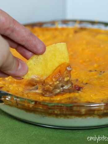 Hot and Cheesy Bean Dip