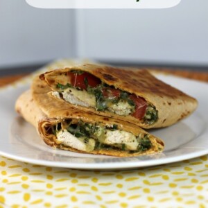 Grilled Chicken Pesto Wraps