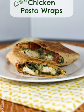 Grilled Chicken Pesto Wraps