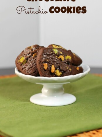 Chocolate Pistachio Cookies