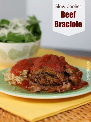 Slow Cooker Beef Braciole