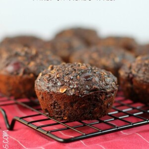 Chocolate Cherry Baked Oatmeal Singles
