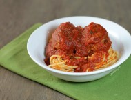 Slow Cooker Meatballs and Marinara - Emily Bites