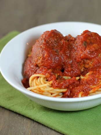 Slow Cooker Meatballs and Marinara