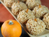 Pumpkin Spice Krispie Treats