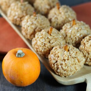 Pumpkin Spice Krispie Treats