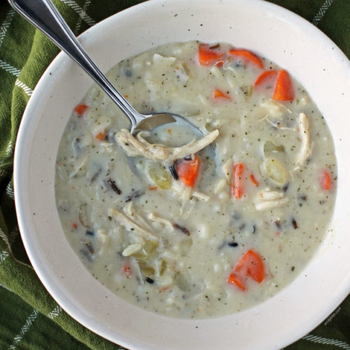 Mom's Chicken and Rice Soup - The Stay At Home Chef
