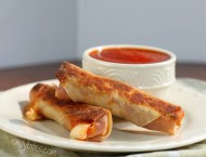 Baked Pizza Logs