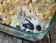 Chicken Cordon Bleu Pasta Bake