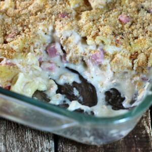 Chicken Cordon Bleu Pasta Bake