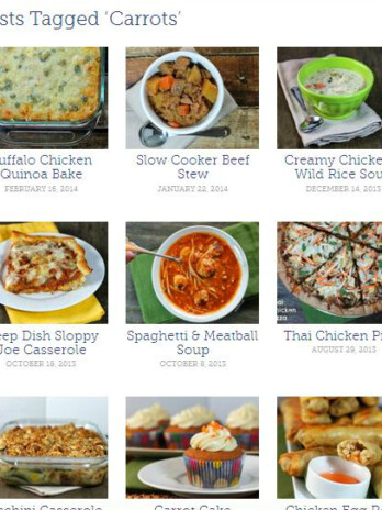 Emily Bites recipe categories