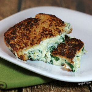 Spinach & Artichoke Grilled Cheese