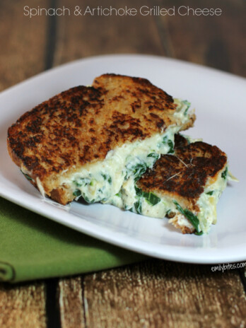 Spinach & Artichoke Grilled Cheese