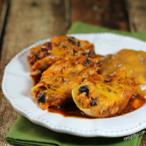 Chicken Enchilada Stuffed Shells