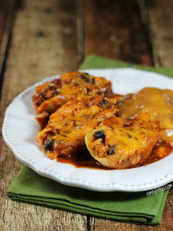 Chicken Enchilada Stuffed Shells