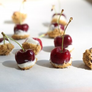 Cherry Cheesecake Bites