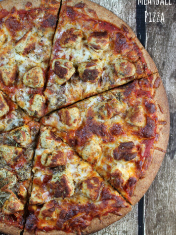 Meatball Pizza